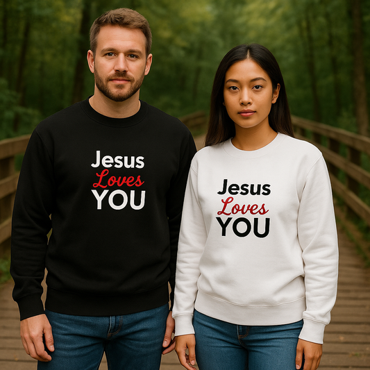 Jesus loves you sweatshirt